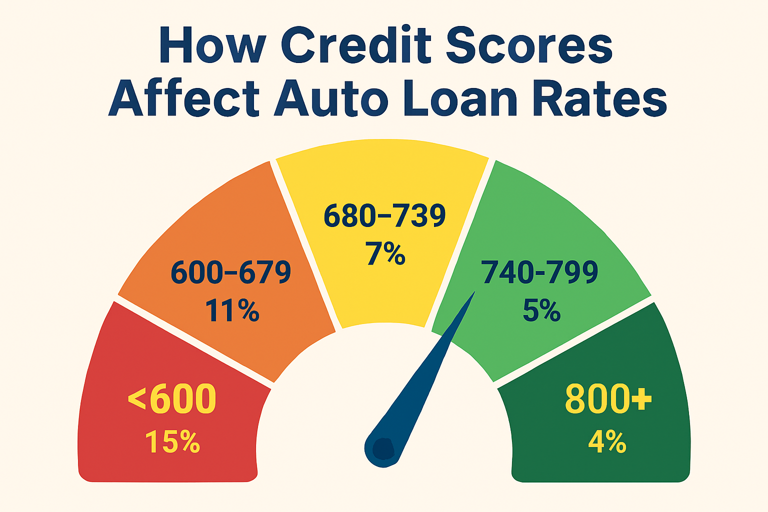 How Your Credit Score Impacts Auto Loan Rates