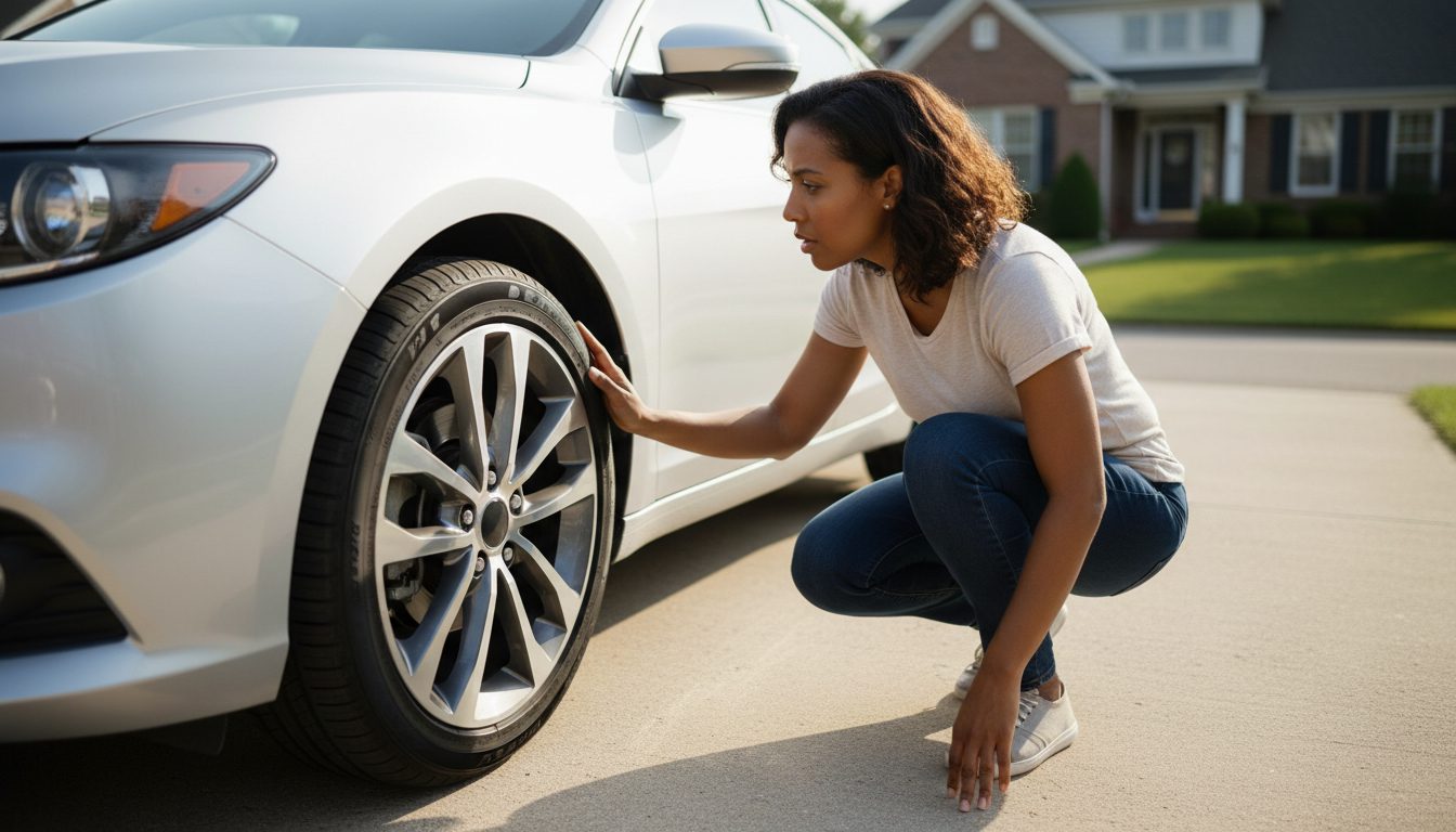 A real inspection measures pad thickness, which tells you far more than a mileage estimate.
