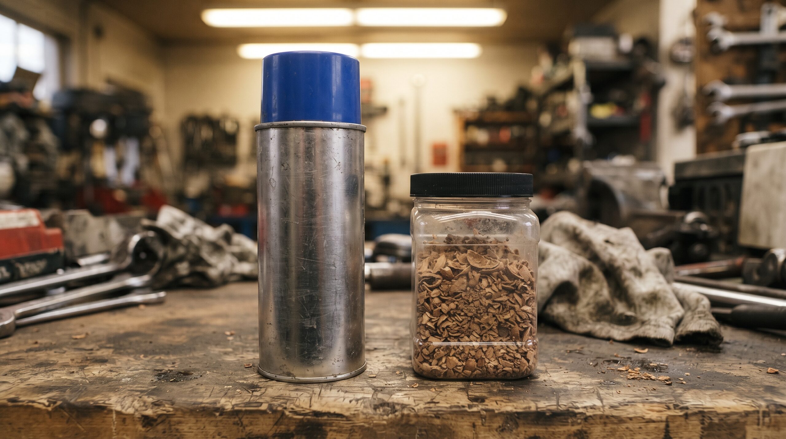 A chemical induction treatment costs far less than walnut blasting, but it only works before deposits harden.