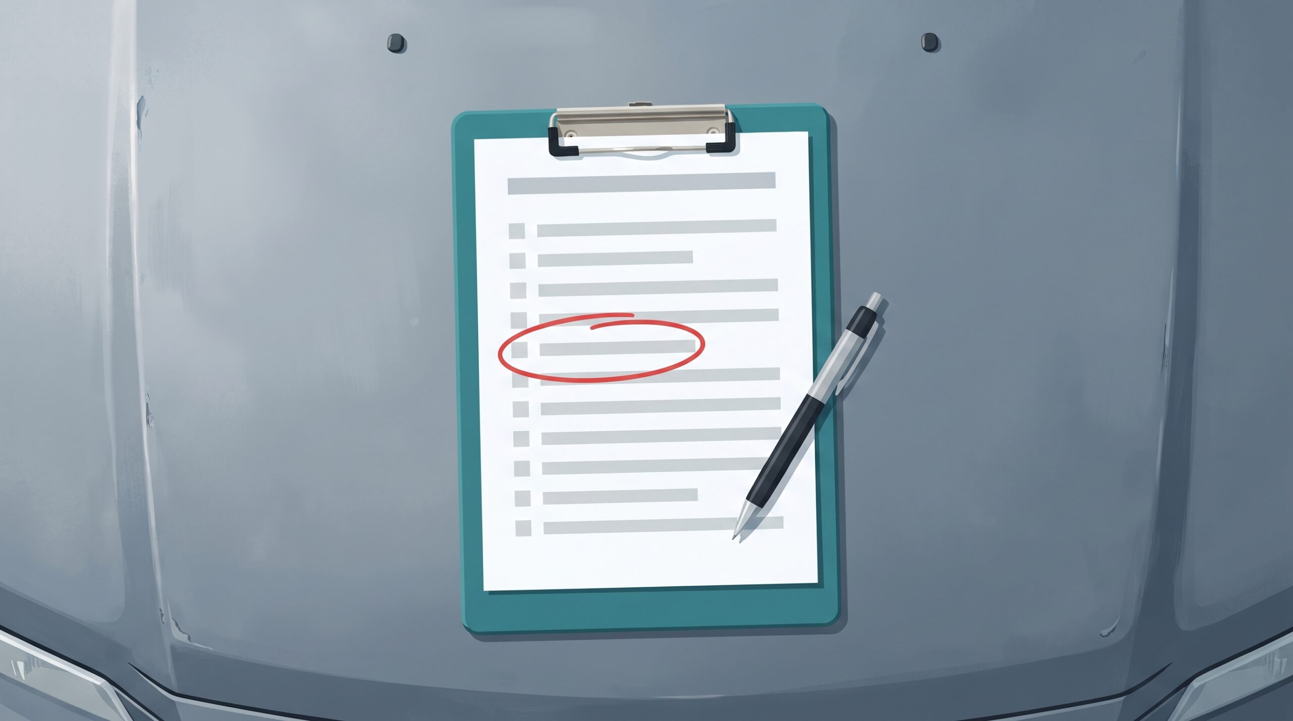 A written inspection checklist turns a buyer's walk-through into a specific, negotiable list of findings instead of a vague complaint.